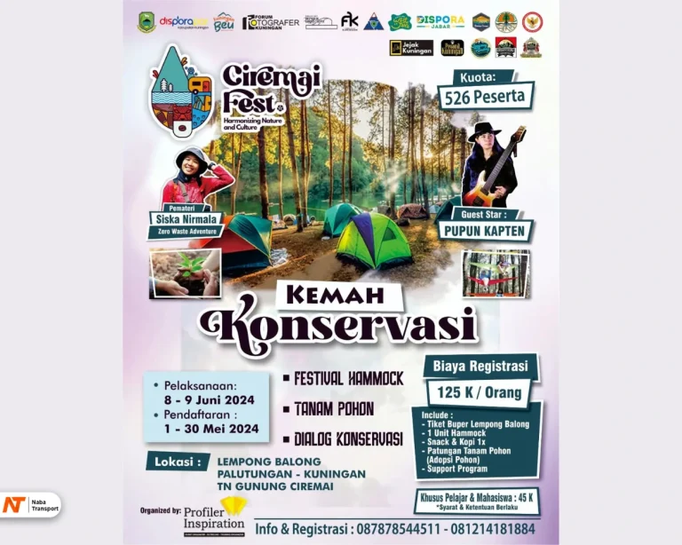 Kemah Konservasi Source by Instagram @disporapar_kuningan