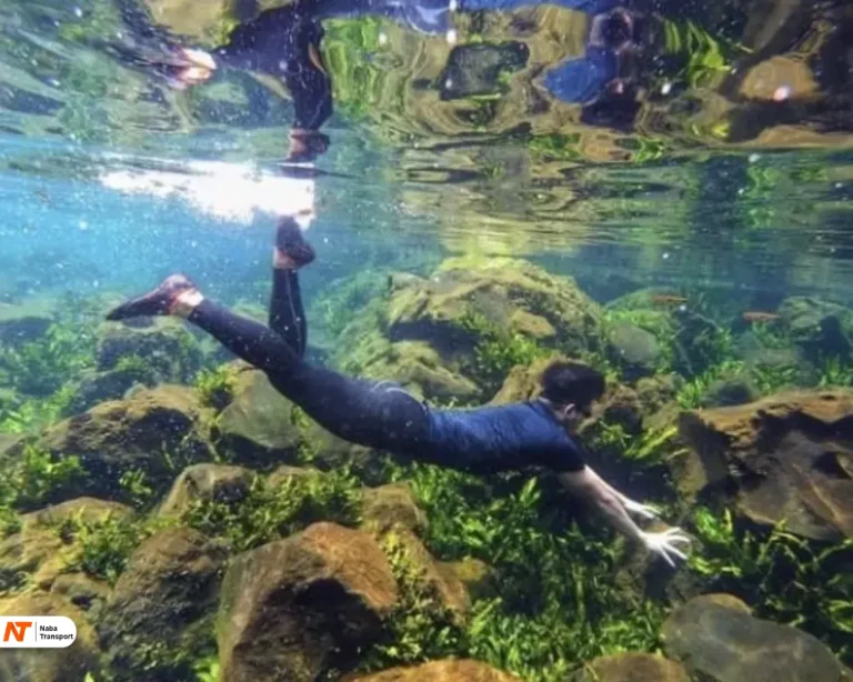 Bagian dalam telaga nilem source by indotren.com